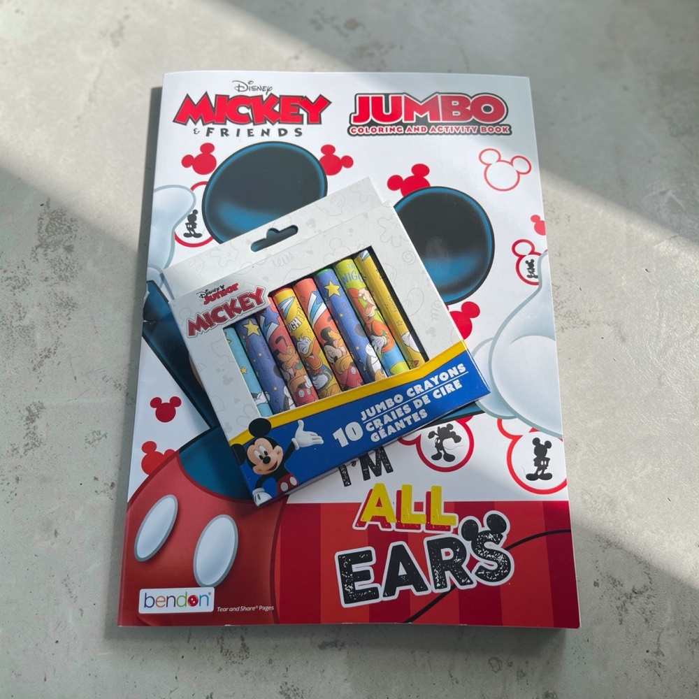 Disney Mickey Mouse jumbo coloring activity book